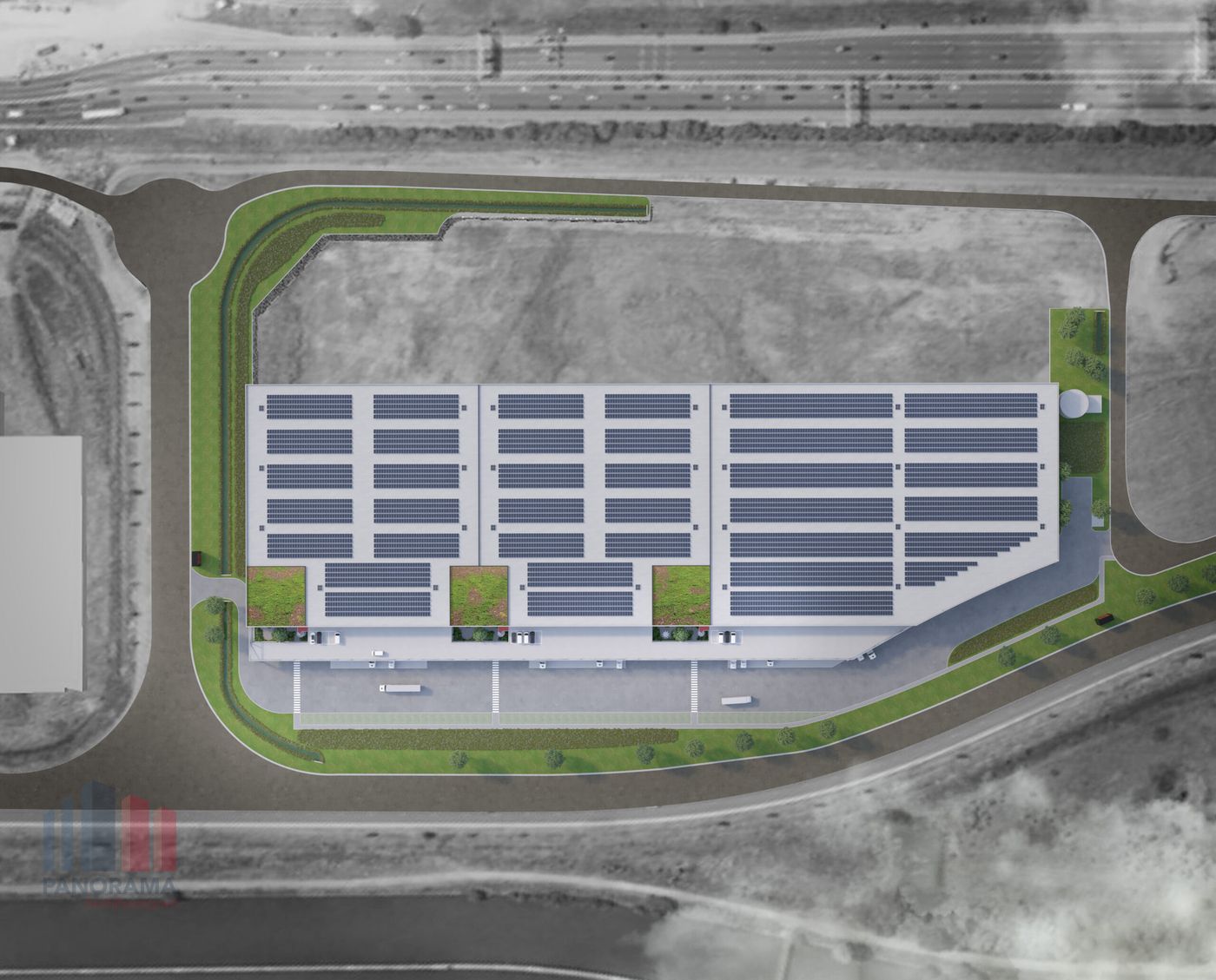 10.342 m² logistieke loods met 310 m² kantoren tussen R4 en E40 - foto 5