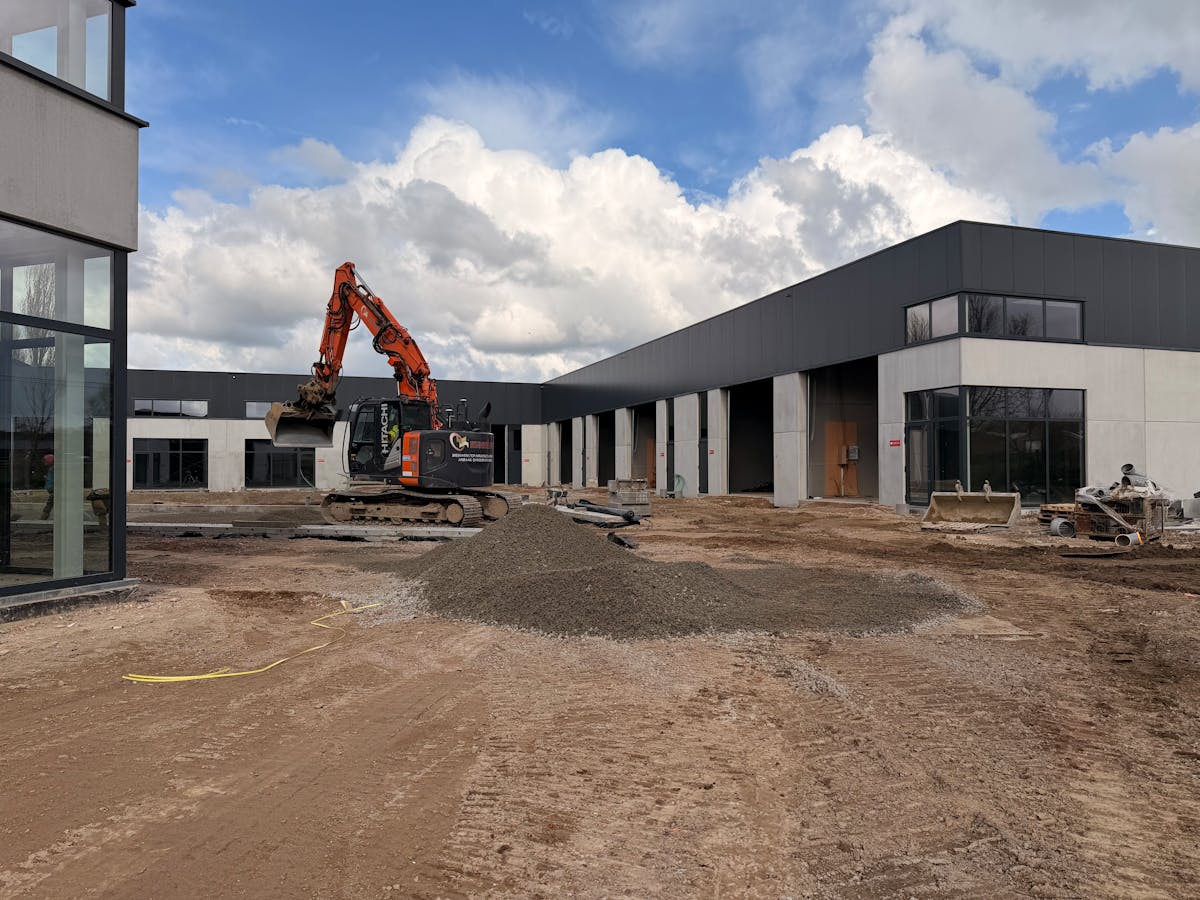 Nieuwbouw KMO-unit (144 m²) te huur – Bedrijvenpark De Rick - foto 1