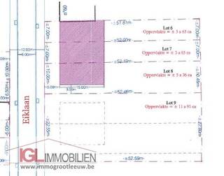 IGL stelt u deze mooie bouwgrond voor een tweegevelwoning voor met Zuidgerichte tuin! Perfect gelegen in de Eiklaan bevindt men zich op...