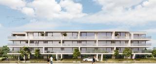 Residentie Mistral is een hedendaagse ontwikkeling, schitterend gelegen op wandelafstand van de Schelde. Wonen op de Zaat betekent genieten van een rustige omgeving gecombineerd met de levendigheid van gezellige horecazaken in de buurt. Voor een avondwandeling langs het water hoeft u enkel de deur uit te stappen. Een ligging die moeilijk te evenaren is.<br /><br />Het gebouw onderscheidt zich door zijn strakke, moderne architectuur. Dit gelijkvloers appartement beschikt over een aangename privatieve tuin aan de achterzijde. De binnenafwerking kan nog volledig naar eigen stijl worden bepaald volgens het lastenboek en het appartement is uitgerust met hedendaags comfort zoals vloerverwarming en ventilatie D. Een ondergrondse autostaanplaats kan ook aangekocht te worden (€20.000).<br /><br />Appartement 0.04 is nog beschikbaar. Plannen en lastenboek zijn te downloaden via www.brocor.be<br />.<br /><br />In Residentie Mistral ervaart u een unieke combinatie van rust, culinair aanbod vlakbij, knap ontwerp en de aanwezigheid van de Schelde. Een bijzonder aantrekkelijke woonplek.