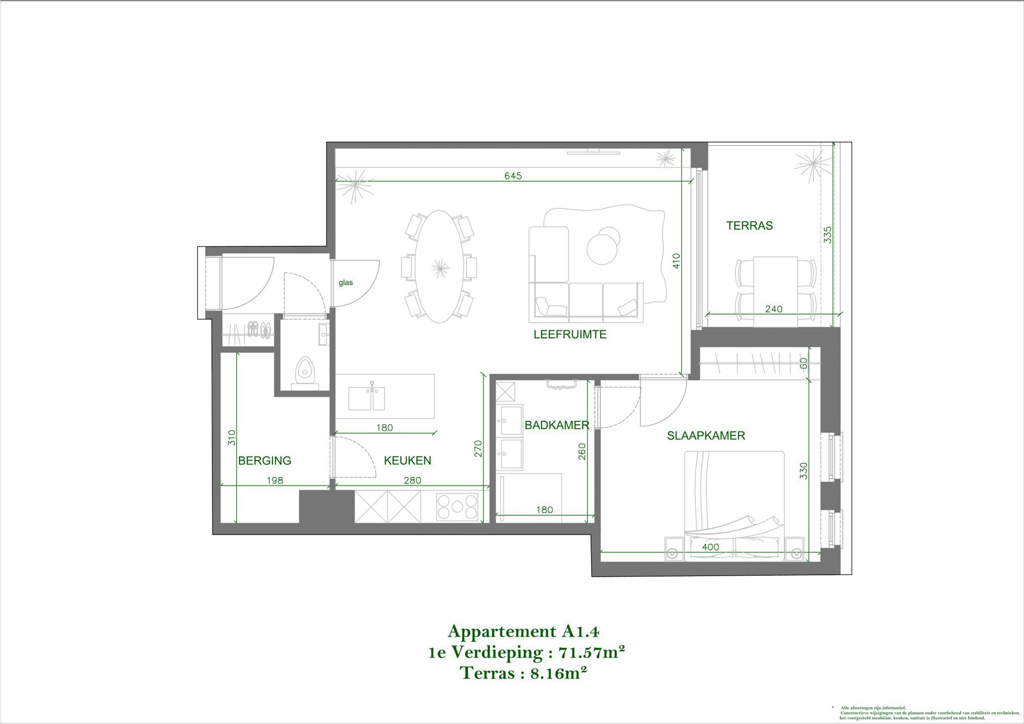 Appartement à vendre à Malines avec 1 chambre - photo 2