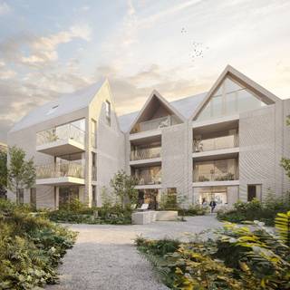 'KAAI 30' is een kleinschalig en duurzaam nieuwbouwproject te Kristus-Koning op wandelafstand van het centrum. Dit tijdloos en architecturaal hoogstaand project bestaat uit 2 kleinschalige volumes die zich situeren op een hoekperceel langsheen het water. Een groot deel van de appartementen zal kunnen genieten van frontaal zicht op het water van de ringvaart vanop de rustige en serene Kolenkaai. Aan de zijde van de Leopold II-laan wordt het tweede gebouw geplaatst rond een groen binnengebied die de 2 gebouwen connecteert. Het project bestaat uit een mix van 1-, 2- en 3-slaapkamerappartementen en magnifieke penthouse-appartementen.<br /><br />Deze appartementen zullen zeer kwalitatief en duurzaam gebouwd worden. Zo zullen de meeste appartementen in het project BEN (Bijna Energie Neutraal - E&lt;30) zijn, en wordt er verwarmd via individuele warmtepompen gekoppeld aan vloerverwarming.<br />Bovendien komt het project ook in aanmerking voor een aankoop met 6% BTW!<br /><br />Het appartement uit deze advertentie is een omvangrijk zongericht appartement van 102,6 m² + 16 m² terras op de gelijkvloers verdieping voorzien van een ruim / zuidgericht terras die uitgeeft op het centrale binnenplein! Het appartement beschikt verder over 2 slaapkamers, een badkamer, lichtrijke leefruimte, open keuken met inbouwtoestellen en berging.<br /><br />Contacteer ons om meer info te krijgen over dit schitterende project, of om een vrijblijvend bezoek te brengen aan het MODELAPPARTEMENT?! Contacteer ons - www.delbecque.immo