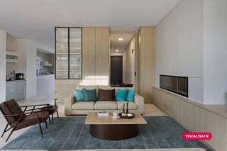 Indeling als volgt:Gelijkvloers:- Inkomhal met vestiairekast- Apart toilet- Gezellige living met open keuken- Privéterras, ideaal om te...