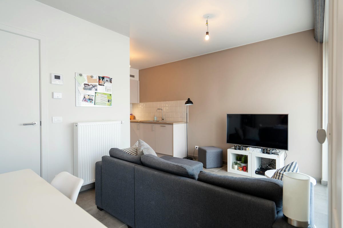 Nieuwbouwappartement met 1 slaapkamer te huur in Beveren-Leie! - foto 4