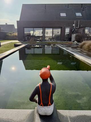 Deze instapklare woning combineert comfort, veel lichtinval en een uitstekende ligging. Ideaal voor wie wil genieten van een rustige omgeving, nabij de kust en winkels.<br />Indeling: Op het gelijkvloers bevindt zich de lichtrijke woonkamer met aansluitend een gezellige zithoek met grote ramen die zicht bieden op de tuin en de zwemvijver; keuken is modern en ruim. De gashaard zorgt voor extra sfeer en is zowel vanuit de living als keuken zichtbaar; er is een apart toilet aanwezig.<br />Ruime garage met plaats voor fietsen, alsook washok/berging én opbergruimte. <br />Op de eerste verdieping is er een 'master bedroom' met dressing; 2 slaapkamers; een badkamer uitgerust met inloopdouche, ligbad, wastafel en toilet; en een zolder.<br />De zonnige tuin beschikt over een terras, een zwemvijver, een tuinhuis en een kippenhok. Er is een oprit voor 2 wagens. Deze recente woning beschikt over zonnepanelen en heeft hierdoor energie label A<br /><br />Bel Dries, ook op zon-en feestdagen, 0478/937.935, of kom langs op kantoor 'Immo Maritiem' naast het kerkje in Nieuwpoort-bad.