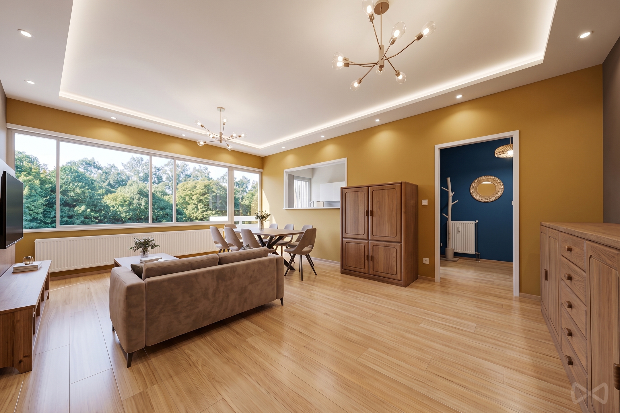 Appartement met 2 slaapkamers en kelder - foto 5