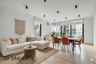 RUIM, MODERN APPARTEMENT 120 M² MET 3 SLAAPKAMERSOp een toplocatie vlak buiten de Hasseltse kleine ring treffen we dit ruime appartement van 120 m²...