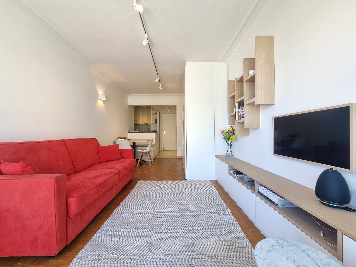 Instapklare studio met zijdelings zeezicht in Duinbergen - foto 4