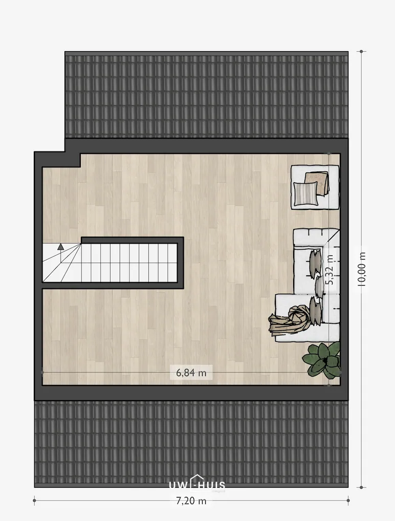 Nieuwbouwwoning met 3 slaapkamers, inpandige garage en uitbreidbare zolder in centrum Kemzeke - foto 5