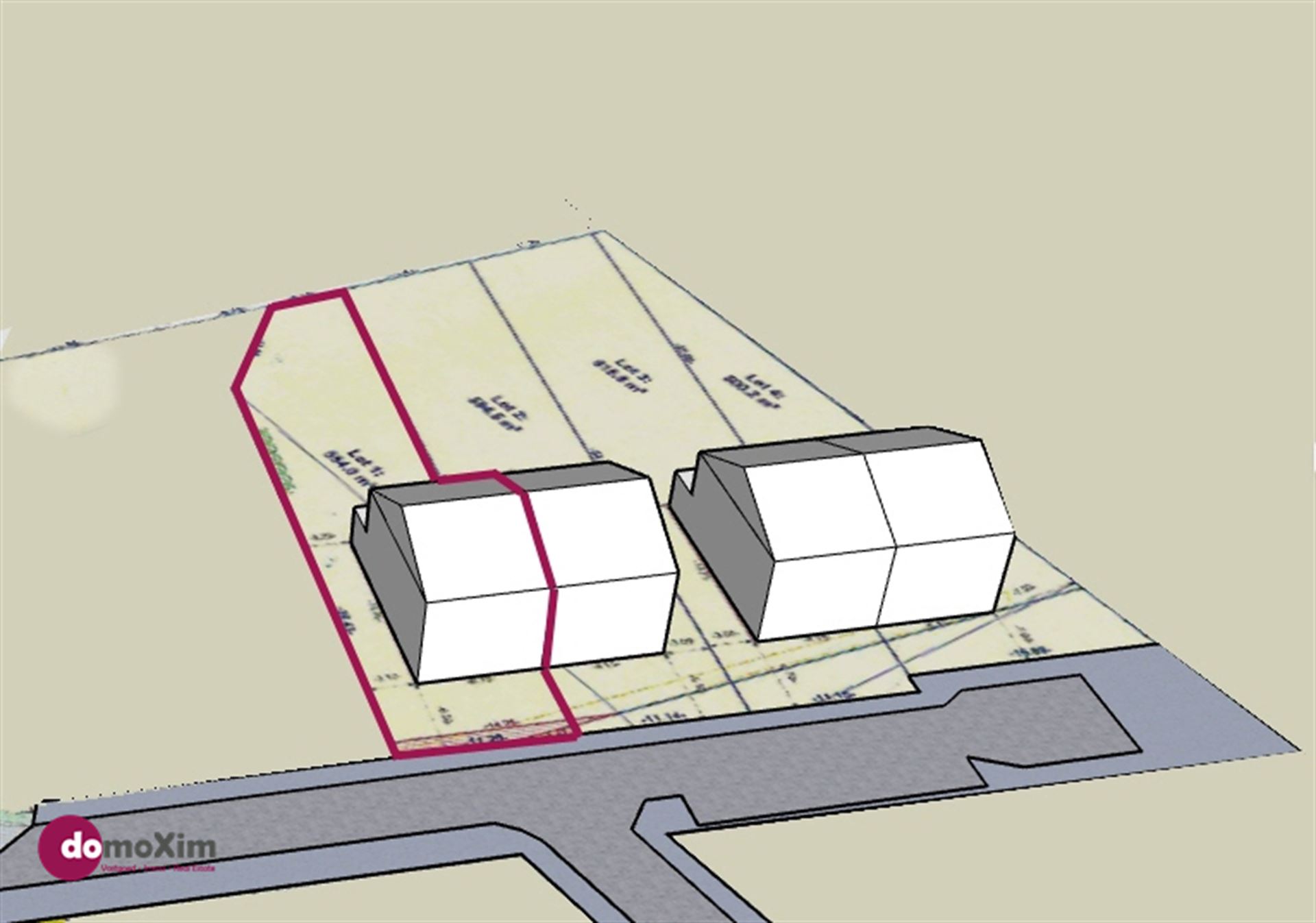Bouwgrond voor een halfopen bebouwing op 5 are 54 ca in een rustige verkaveling - foto 3