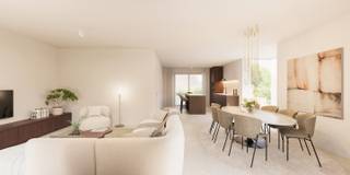 <p><strong>Lot 5 is een gesloten bebouwing op een perceel van 148 m² en heeft een bewoonbare oppervlakte van 148 m². De gelijkvloerse verdieping beschikt over een leefruimte met een open keuken, berging en gastentoilet . Vanuit de keuken is er directe toegang tot het terras en de privétuin. Op de eerste verdieping bevinden zich drie slaapkamers en een badkamer, voorzien van een ligbad, douche, dubbel lavabomeubel en toilet. Via de fietsenlift heeft u toegang tot de ondergrondse autostaanplaats en kelderberging.</strong><br /><br /><strong>Ontdek DRIESCH, een stijlvol nieuwbouwproject met 13 appartementen, 5 woningen en 1 handelsruimte, gelegen in de Driezenstraat en Korte Gasthuisstraat in Turnhout. <br /><br />Thuis in het beste stukje Turnhout<br /></strong>DRIESCH is gelegen in de Driezenstraat (gebouw A en B) en Korte Gasthuisstraat (gebouw C), in het centrum van Turnhout. Deze centrale ligging zorgt ervoor dat winkels, horecazaken en winkelcentra zich op wandelafstand bevinden. Daarnaast geniet u van de nabijheid van een groen plein en verschillende ontspanningsmogelijkheden. Dit nieuwbouwproject combineert dus stedelijke dynamiek met een aangename, rustige woonomgeving — een unieke troef in Turnhout.</p>
<p><strong>Ruimtegevoel &amp; woonplezier</strong></p>
<ul>
<li>appartementen 1, 2 of 3 slaapkamers, woningen 3 slaapkamers</li>
<li>Badkamers uitgerust met kwalitatieve sanitaire voorzieningen</li>
<li>Open leefruimtes met geïntegreerde keuken, eet- en zithoek</li>
<li>Rechtstreekse toegang tot terras of tuin</li>
</ul>
<p>Dankzij ruime afwerkingsbudgetten kan u uw nieuwbouwappartement of -woning personaliseren naar eigen smaak.<br />Praktisch comfort staat eveneens centraal. Er is een grote ondergrondse parkeergarage voorzien met kelderbergingen en fietsenlift en elke wooneenheid beschikt over de nodige bergruimte. De combinatie van slimme indeling en kwalitatieve materialen zorgt voor een aangenaam en zorgeloos wooncomfort.</p>
<p><strong>Buitenruimte als meerwaarde<br /></strong>De overdekte en niet-overdekte terrassen vormen een verlengstuk van de leefruimte en creëren een echte outdoor living beleving. Grote raampartijen zorgen voor een optimale lichtinval en versterken de connectie tussen binnen en buiten.</p>
<p>De gelijkvloerse nieuwbouwappartementen beschikken over een privatieve tuin, alsook de<strong> </strong>nieuwbouwwoningen genieten van een eigen tuin — ideaal voor gezinnen of wie graag tot rust komt in het groen, midden in Turnhout.</p>
<p><strong>Duurzaamheid en energiezuinigheid (max E-peil 20)<br /></strong>Dit bijna-energieneutrale nieuwbouwproject zet sterk in op duurzame technieken en energiezuinig wonen.</p>
<ul>
<li><strong>Warmtepomp met top-koeling</strong></li>
<li><strong>Vloerverwarming</strong></li>
<li><strong>Ventilatiesysteem D</strong></li>
<li><strong>Zonnepanelen</strong></li>
</ul>
<p>Deze toekomstgerichte keuzes zorgen niet alleen voor een optimaal leefcomfort, maar ook voor een aanzienlijke besparing op de energiefactuur. Door te investeren in energiezuinige nieuwbouw-appartementen en -woningen in Turnhout, kiest u voor een duurzame en waardevaste investering.</p>
<p><strong>Fiscale voordelen en bescherming van kopers</strong></p>
<p>Dankzij het lage E-peil van profiteert u gedurende de eerste <strong>vijf jaar van een vrijstelling van 50% op de onroerende voorheffing. </strong>Voor de <strong>A- en B-blokken </strong>van het project kunt u bovendien genieten van het <strong>verlaagde btw-tarief van 6% </strong>(onder voorwaarden).</p>
<p>Daarnaast verloopt de verkoop volledig volgens de <strong>Wet Breyne</strong>. Deze wet biedt u als koper <strong>maximale bescherming en transparantie</strong>, waarbij u de woning of het appartement <strong>in schijven betaalt naarmate de werken vorderen</strong>.</p>