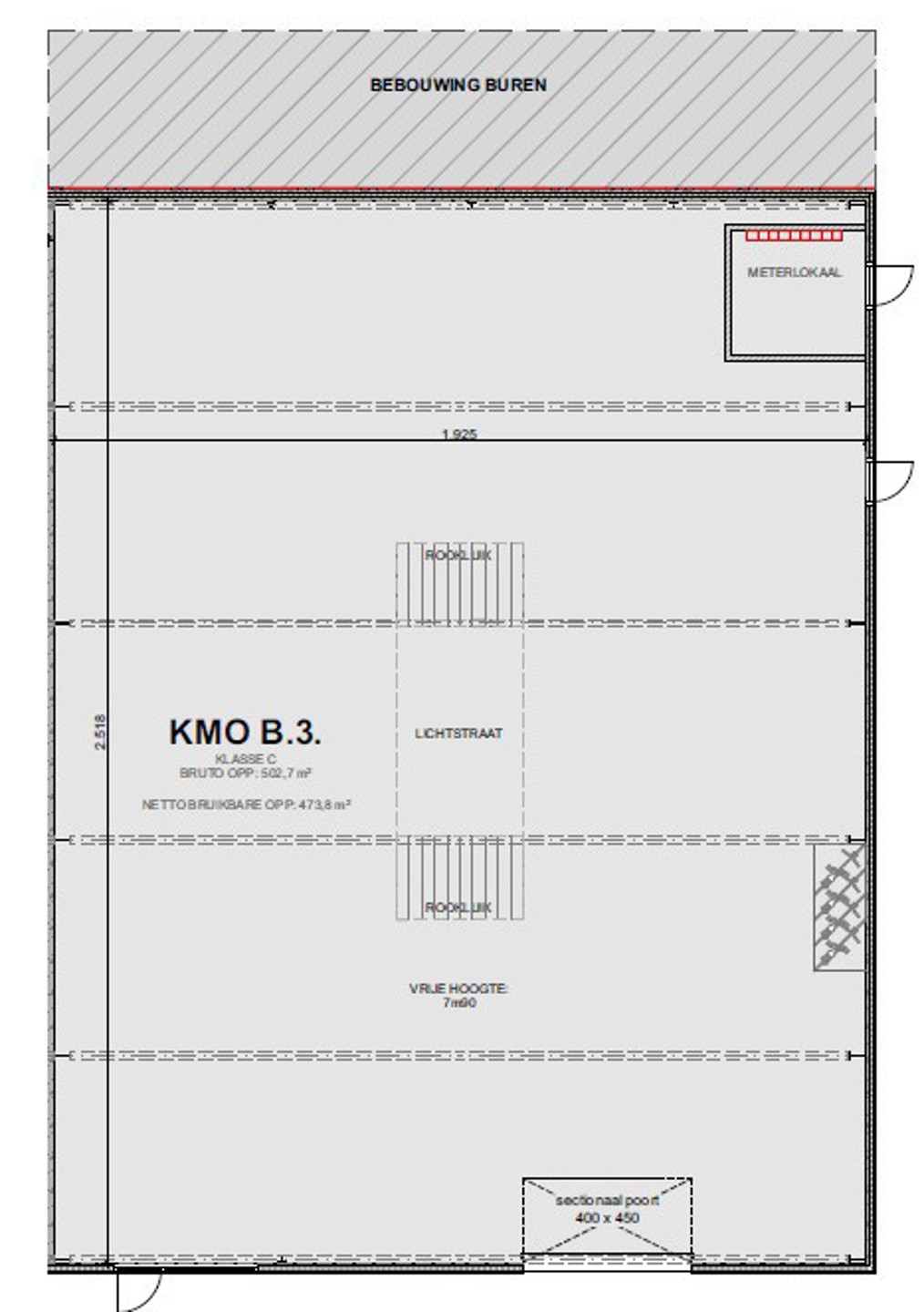 Nieuwe KMO-unit B.3 - 503m²  te koop op zichtlocatie  - foto 4