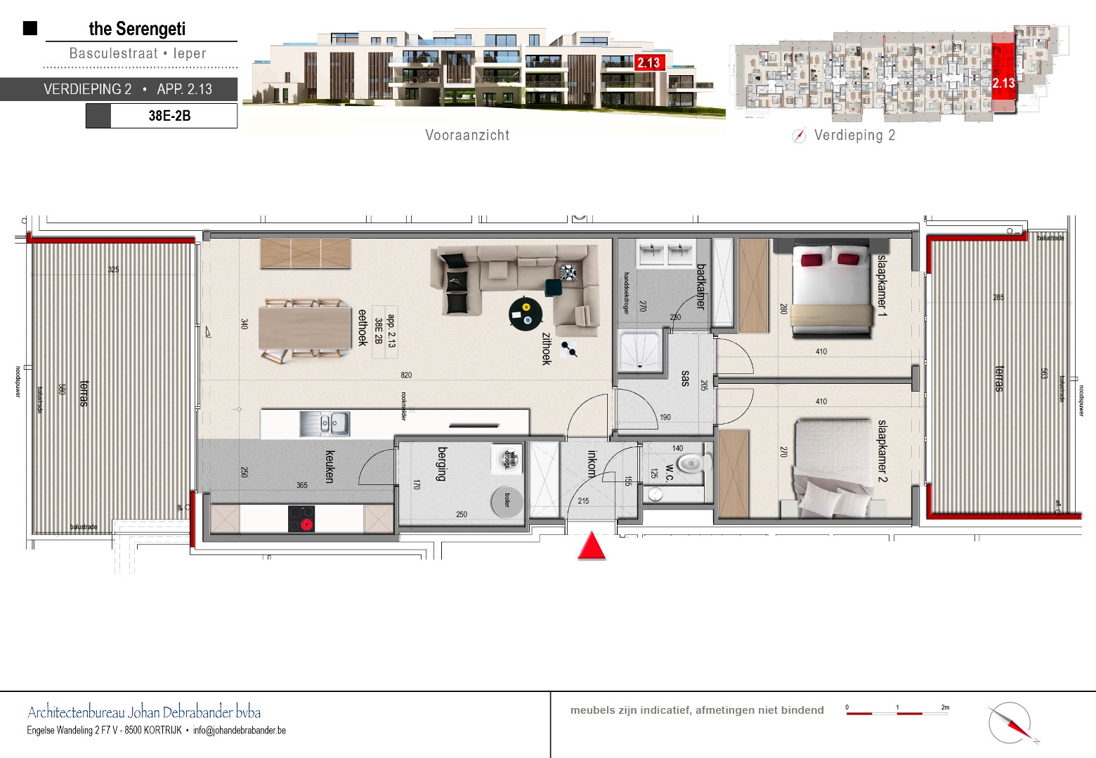 Appartement à vendre à Ypres avec 2 chambres - photo 2