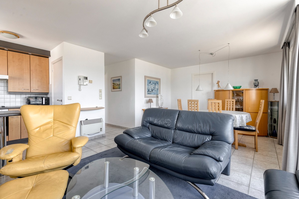 Ruim appartement met 2 slaapkamers, slaaphoek en uitzonderlijk zonneterras met zeezicht - foto 4
