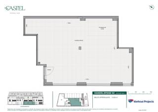 <p>Ontdek <strong>Residentie "</strong><b>CASTEL"</b>, een kleinschalig en stijlvol nieuwbouwproject in het hart van Kasterlee. <br /><br />Onder de kerktoren en op wandelafstand van winkels, horeca en dorpsvoorzieningen is het hier genieten van comfortabel wonen met alles vlakbij. <br />Het project omvat <strong>9 energiezuinige appartementen</strong> met 1, 2 of 3 slaapkamers, waaronder ruime duplexappartementen, en <strong>2 casco handelsruimtes</strong> op het gelijkvloers.Dankzij de hoogwaardige afwerking, veel lichtinval, E-peil E20, zonnepanelen, warmtepompen, vloerverwarming én vloerkoeling is residentie Castel helemaal klaar voor de toekomst. <br />De centrale ligging combineert dorpsgezelligheid met vlotte verbindingen richting Geel, Turnhout en Herentals, én natuur in de onmiddellijke omgeving.<br /><br />Dit casco handelspand omvat 112,5m² bruto vloeroppervlakte. <br />Privé parkeerplaatsen zijn beschikbaar en kunnen bij aangekocht worden.</p>
<p><strong>Castel: centraal, duurzaam en zorgeloos wonen in Kasterlee.</strong></p>