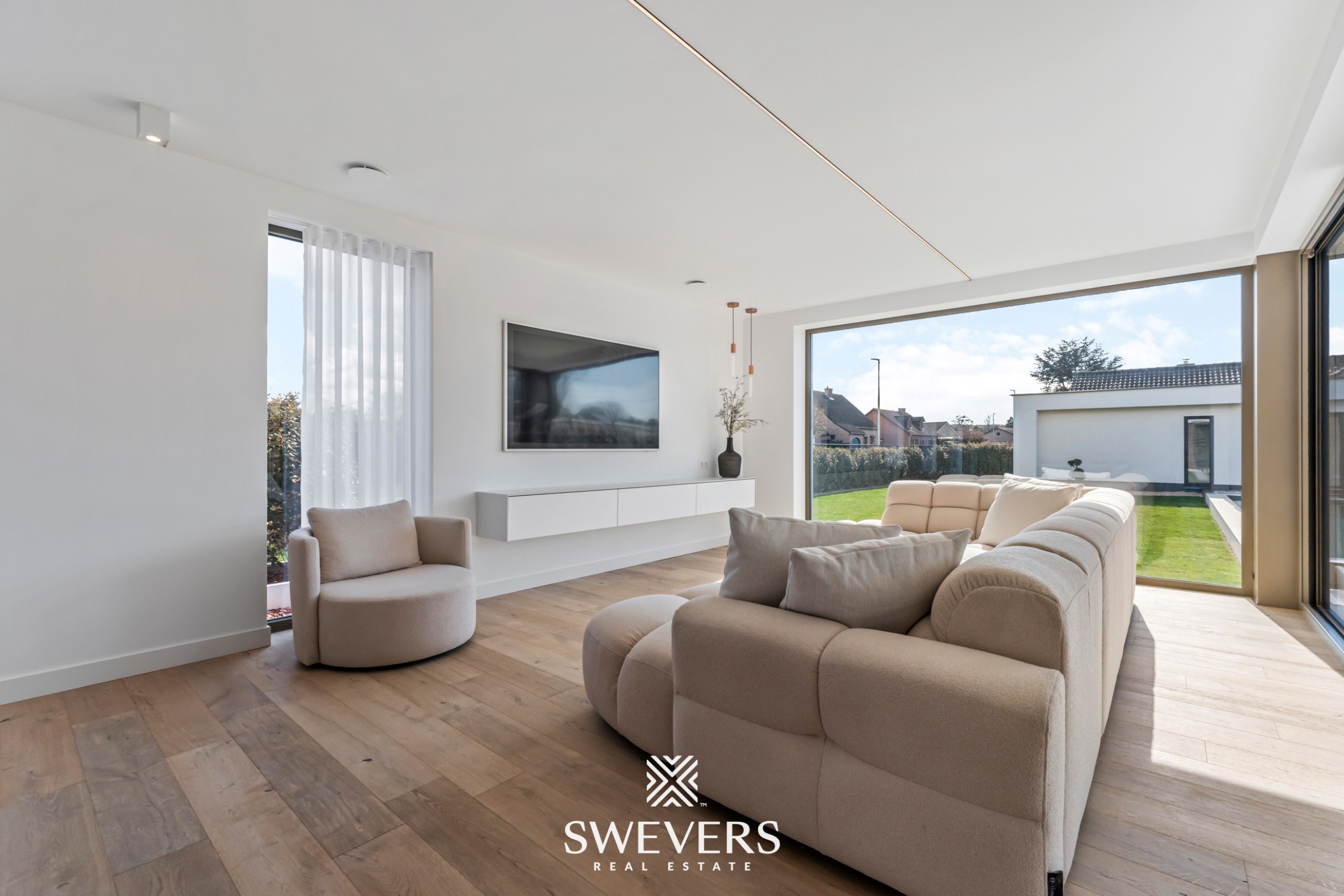 Moderne architectenwoning met hoogwaardige afwerking en zwembad in Paal - foto 4