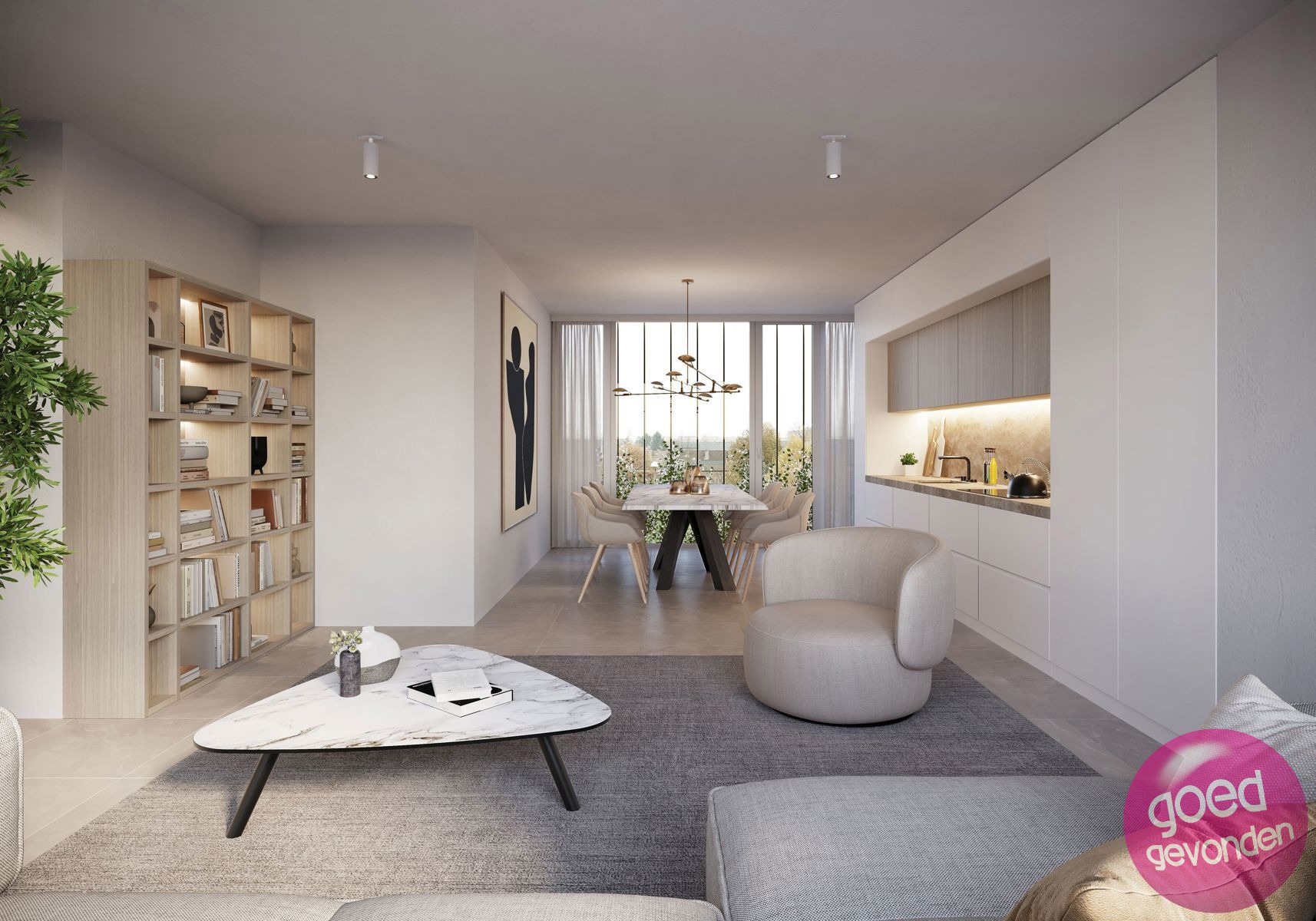 NIEUWBOUW - 2 SLAAPKAMERS - PARKING - CENTRAAL - foto 3