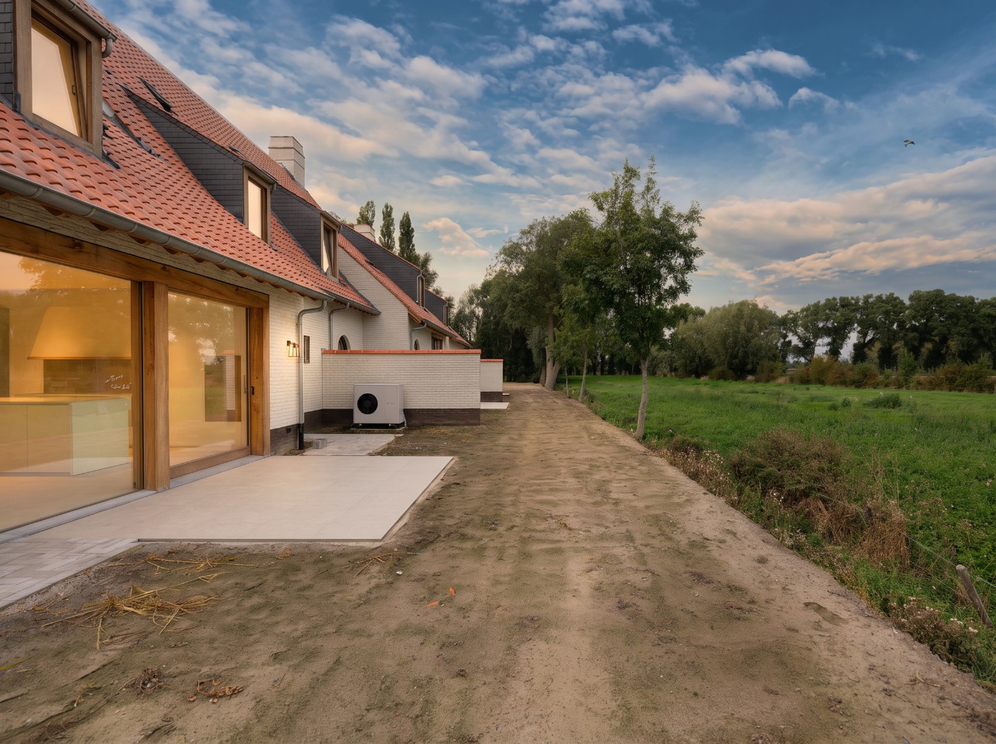 Prachtig afgewerkte nieuwbouwwoning met 4 slaapkamers, met ruime garage, tuin en prachtig zicht op de velden - foto 1