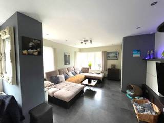 open bebouwing ( 486 m²) gelegen te Bouwel (Grobbendonk ) indeling woning : inkomhal ruime living met aansluitend open keuken met eiland ,kelder...