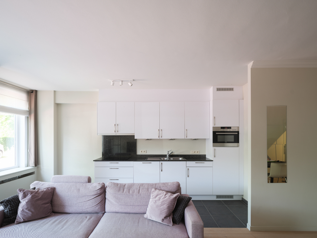 Muinkkaai - Instapklaar gelijkvloers appartement met zicht op de Schelde en de Sint-Pietersabdij met garagebox. - foto 3