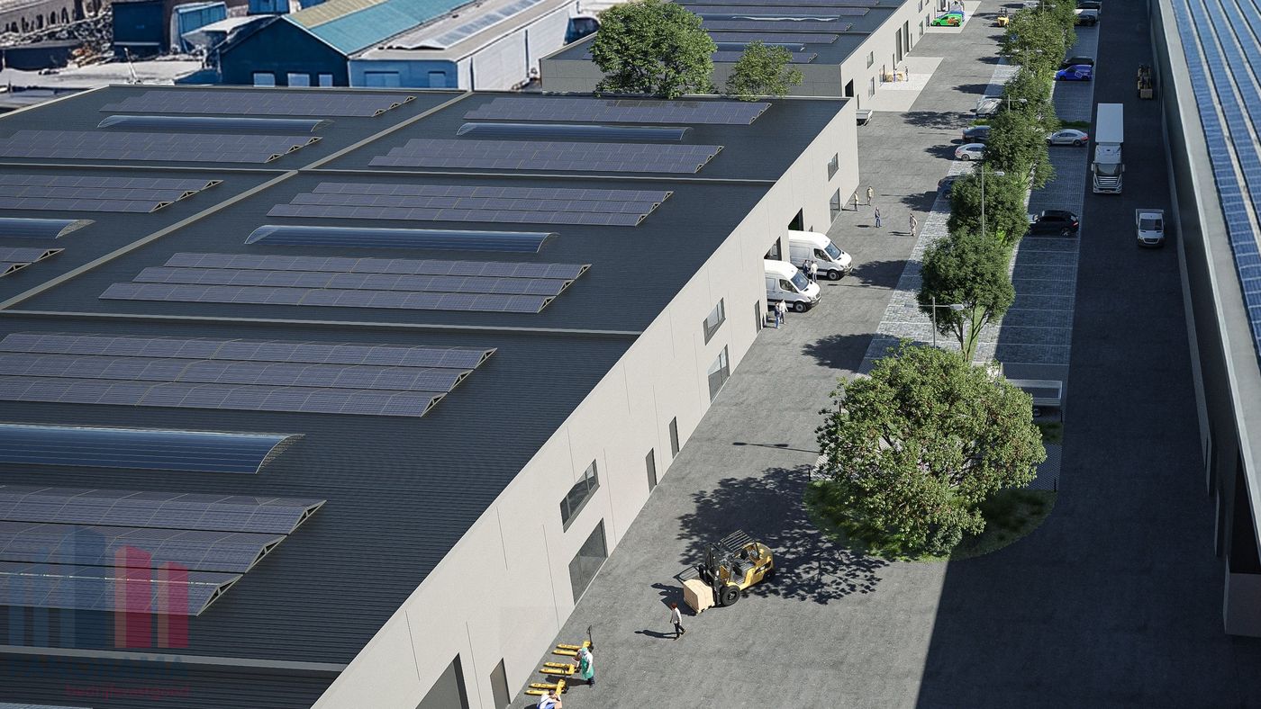 Nieuwbouw KMO-unit van 637 m² vlakbij de R4 aan de Gentse haven - foto 1