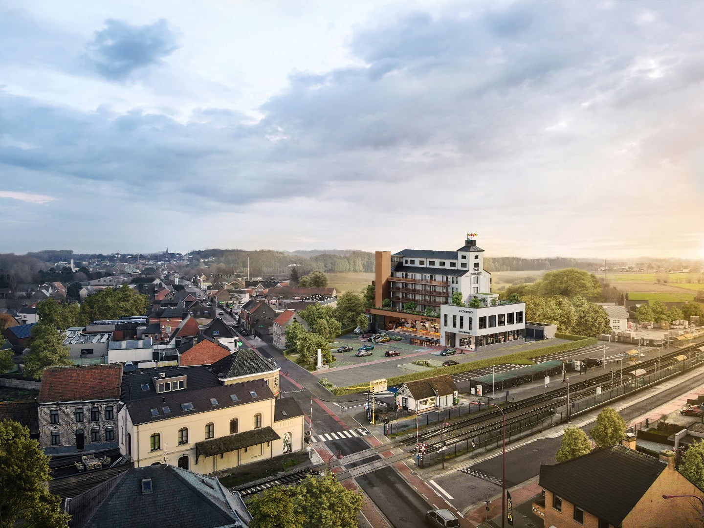 2-slaapkamerappartement op het tweede verdiep met terras in Residentie Van Simaey - foto 1
