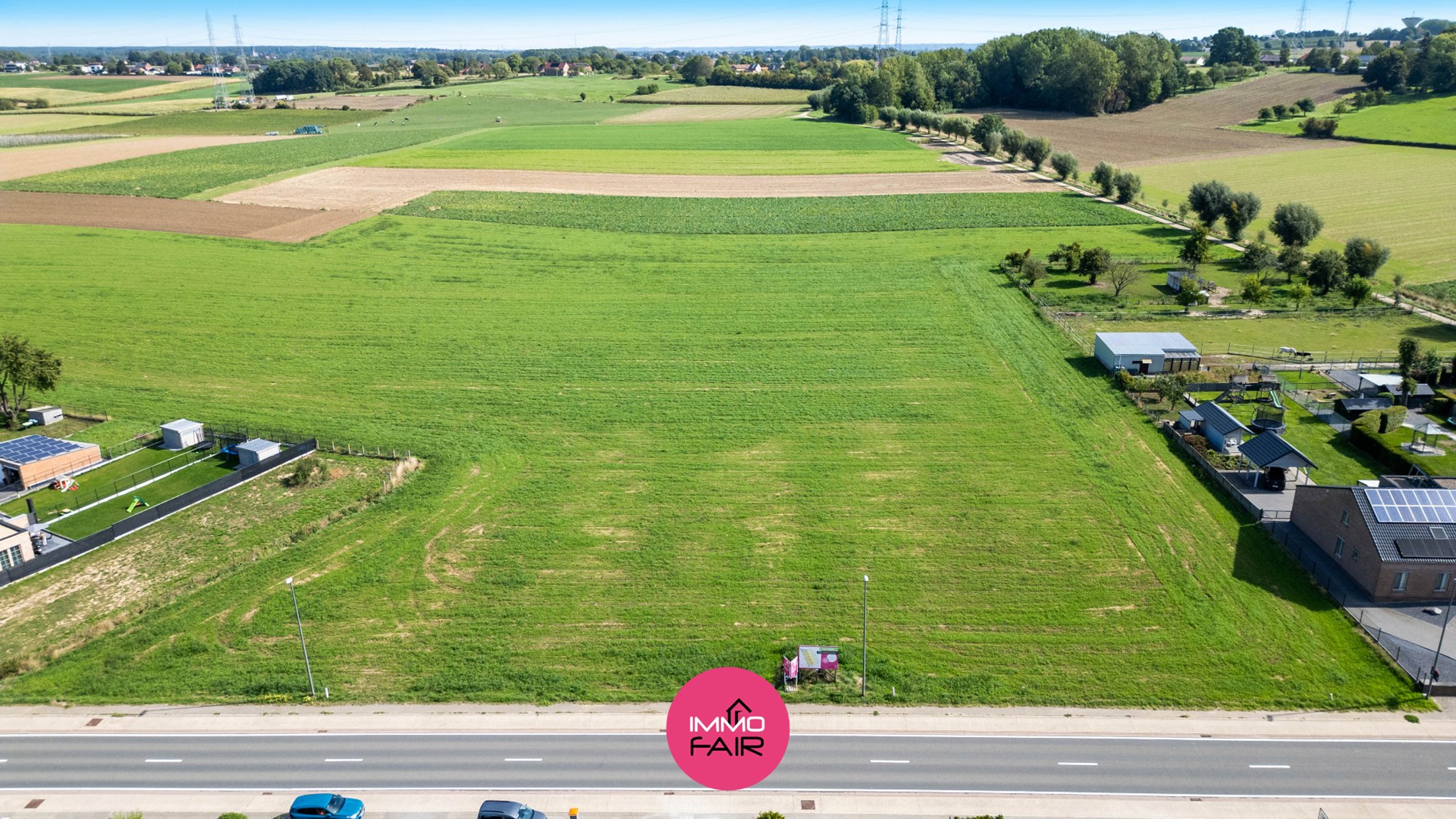 Bouwgrond van 517 m² voor halfopen bebouwing met zicht op de velden - foto 4
