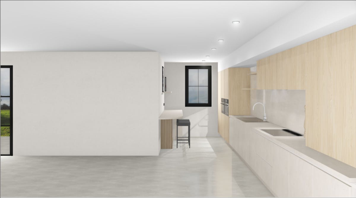 Halfopen nieuwbouwwoning te koop met 3 kamers, oprit en tuin - foto 5