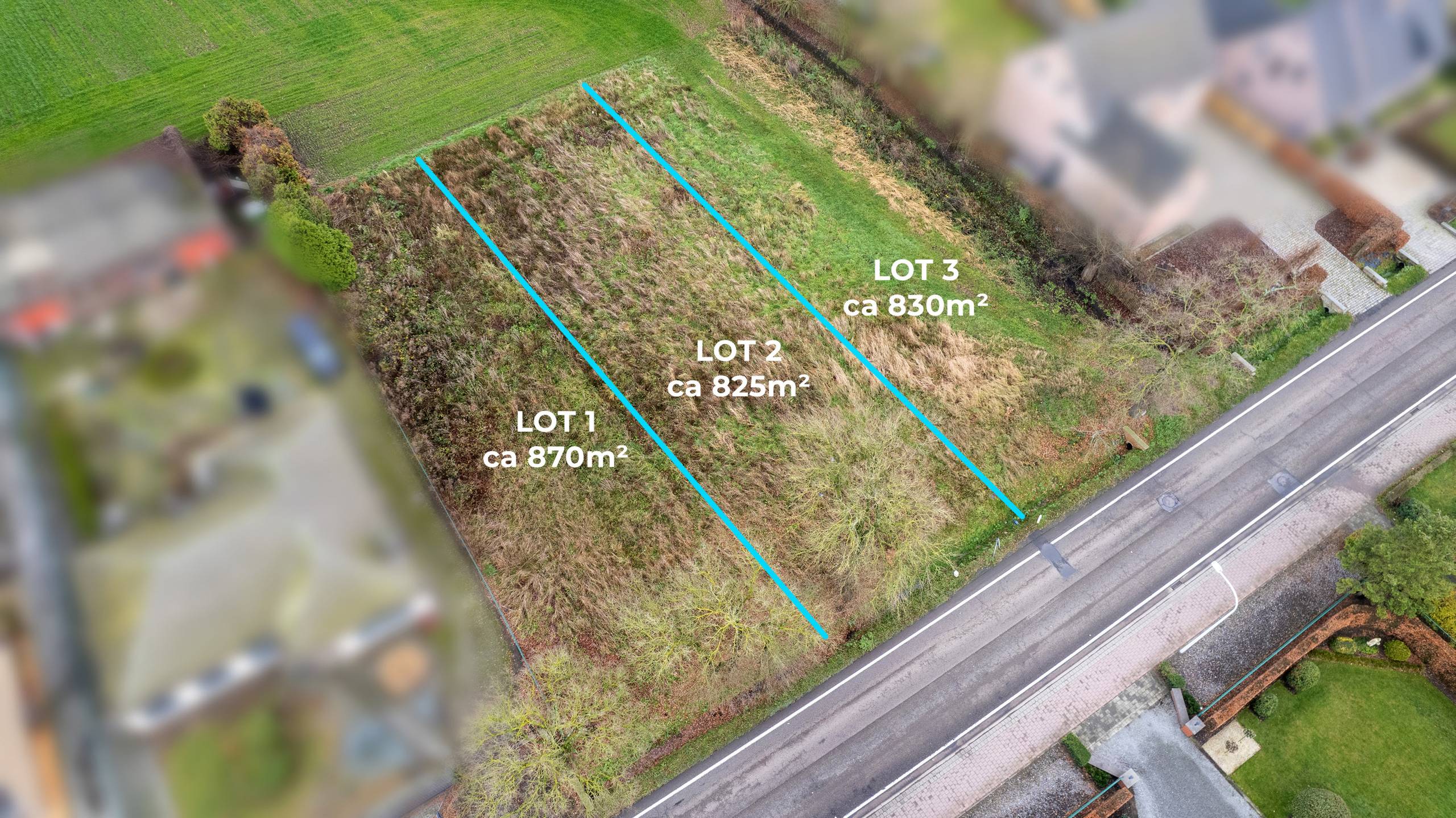 Bouwgrond voor open bebouwing – ca. 825 m² - foto 5