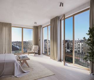 Exclusieve penthouse op een absolute toplocatie met weids zicht over water.Voor meer informatie mail naar info@carloeggermont.be Gelegen aan de...