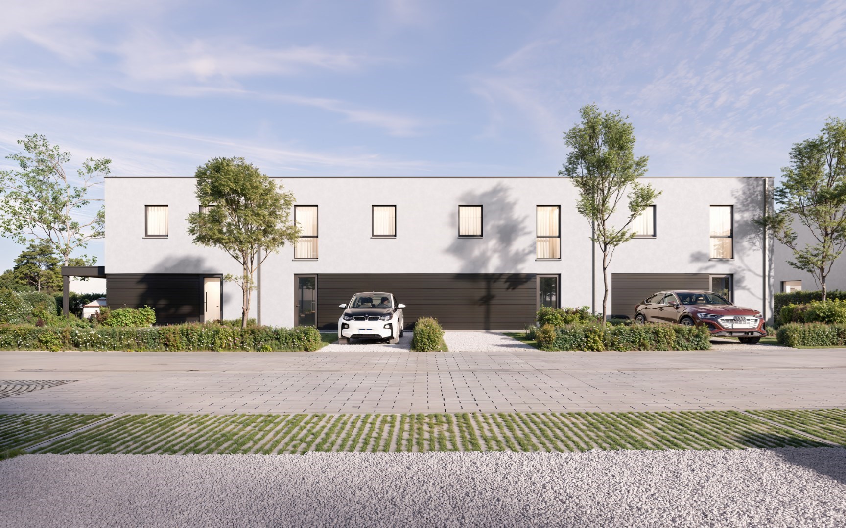 Energiezuinige rijwoning met 3 slaapkamers en inpandige garage te Lombardsijde - foto 1