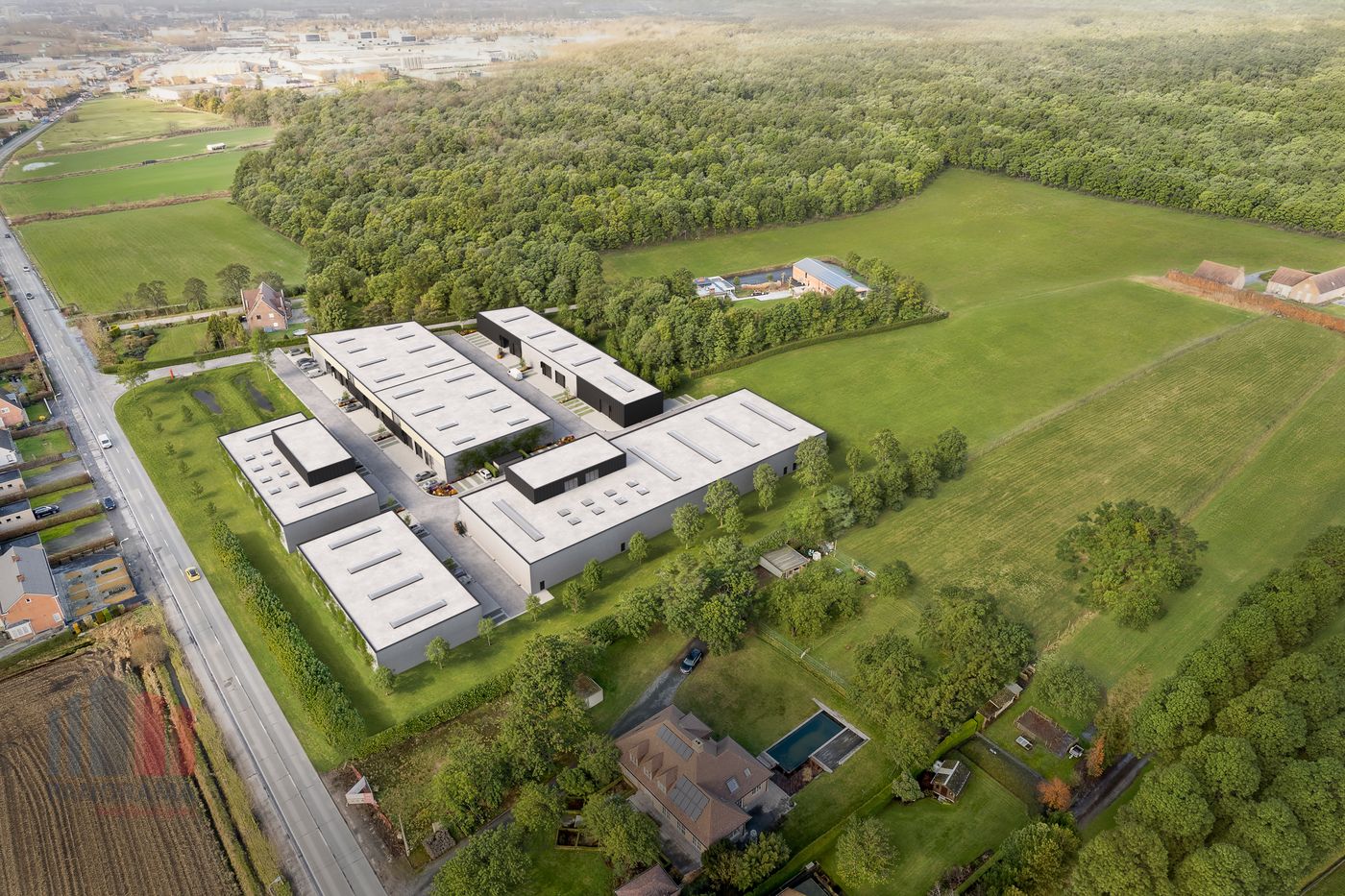 Nieuwbouw KMO-unit van 360 m² te koop – Strategisch gelegen nabij E17 in Waregem - foto 4