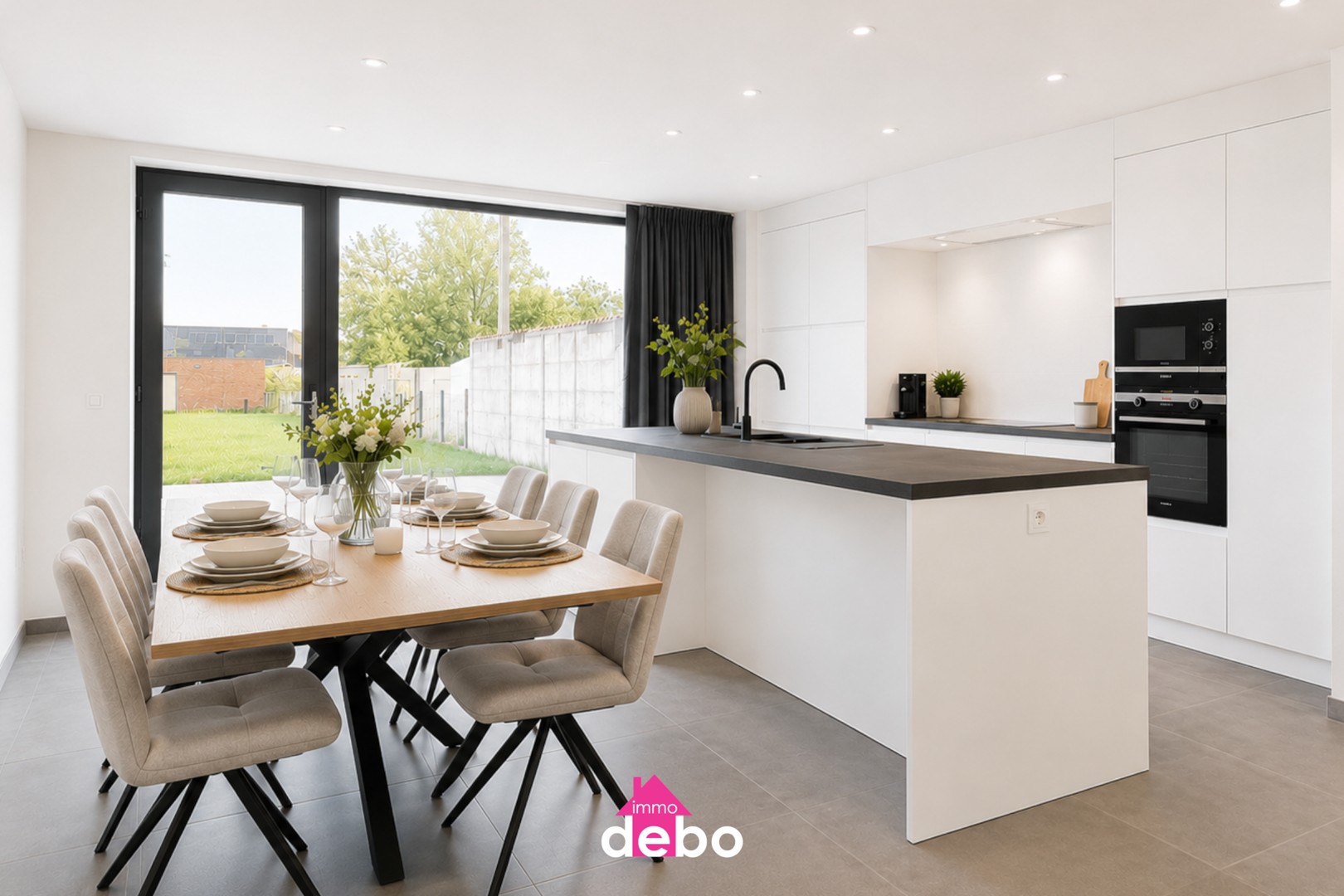 Instapklare en energiezuinige woning met 3 slaapkamers, 2 garages, keuken, badkamer, terras, diepe tuin en uitweg met 2 garages. - foto 4