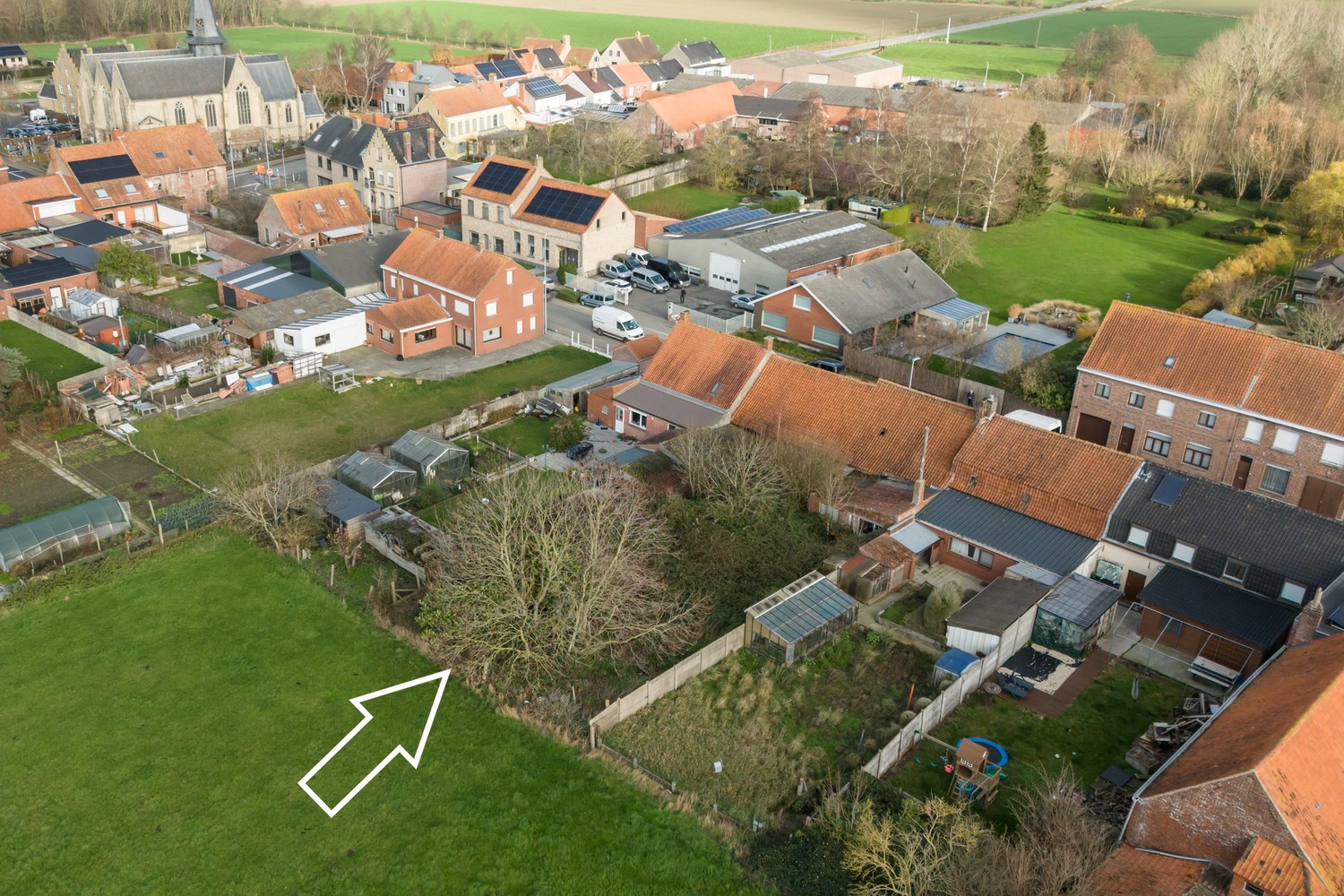 KROMBEKE: Afbraakpand op 730m² grondoppervlakte met goedgekeurde verkaveling voor 3 bouwloten, georiënteerd naar de avondzon. - foto 3