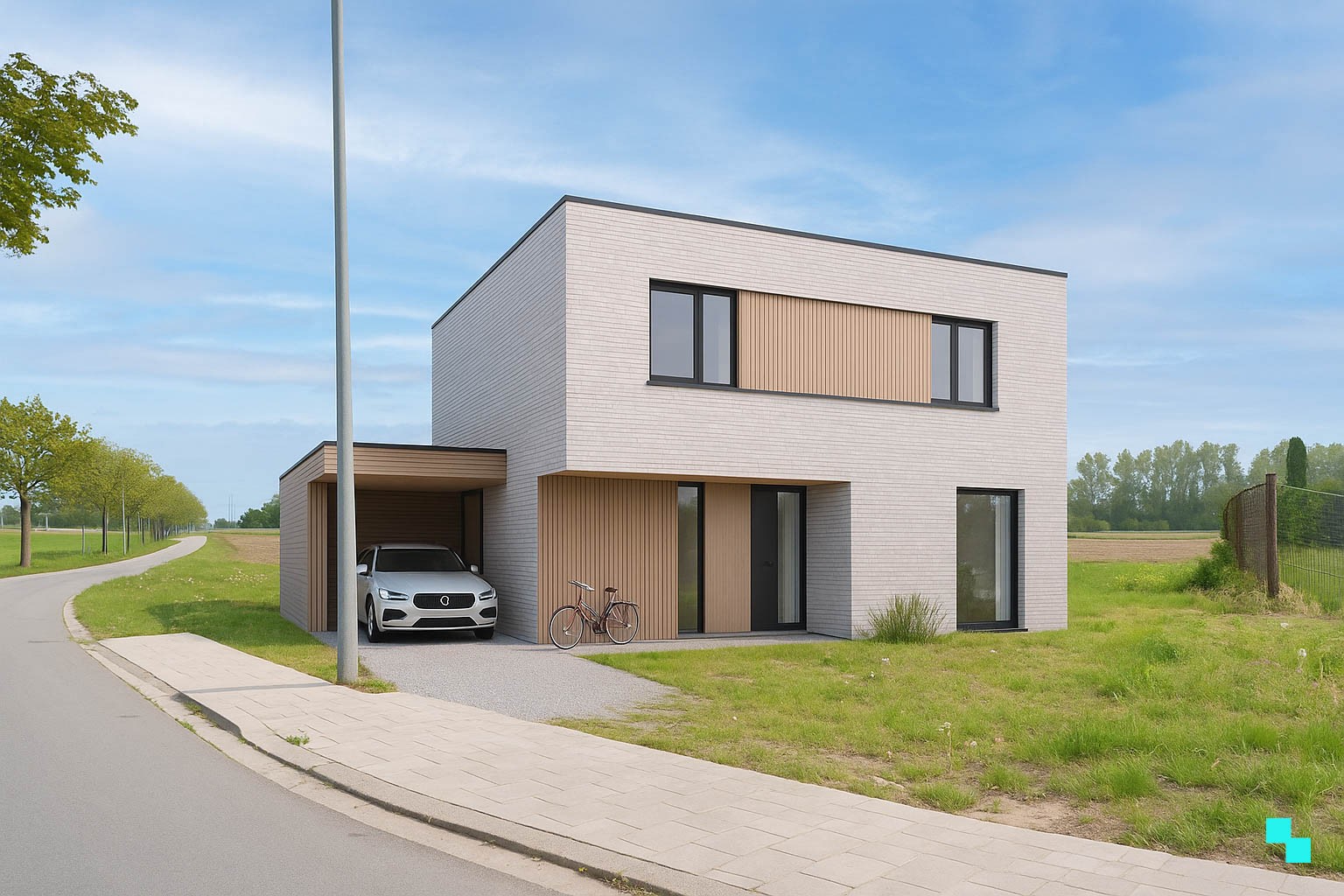 Ruim perceel bouwgrond zonder bouwverplichting - photo 1