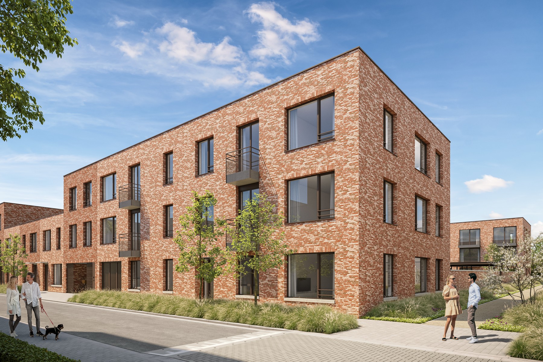 Lot 198.B.2.01 nieuwbouwappartement met 1 slaapkamer - foto 1