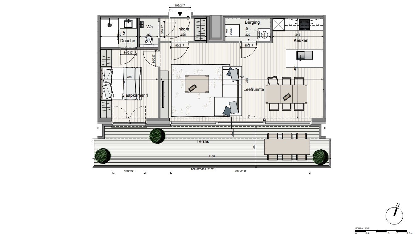 1 kamer appartement op eerste verdiep - photo 5