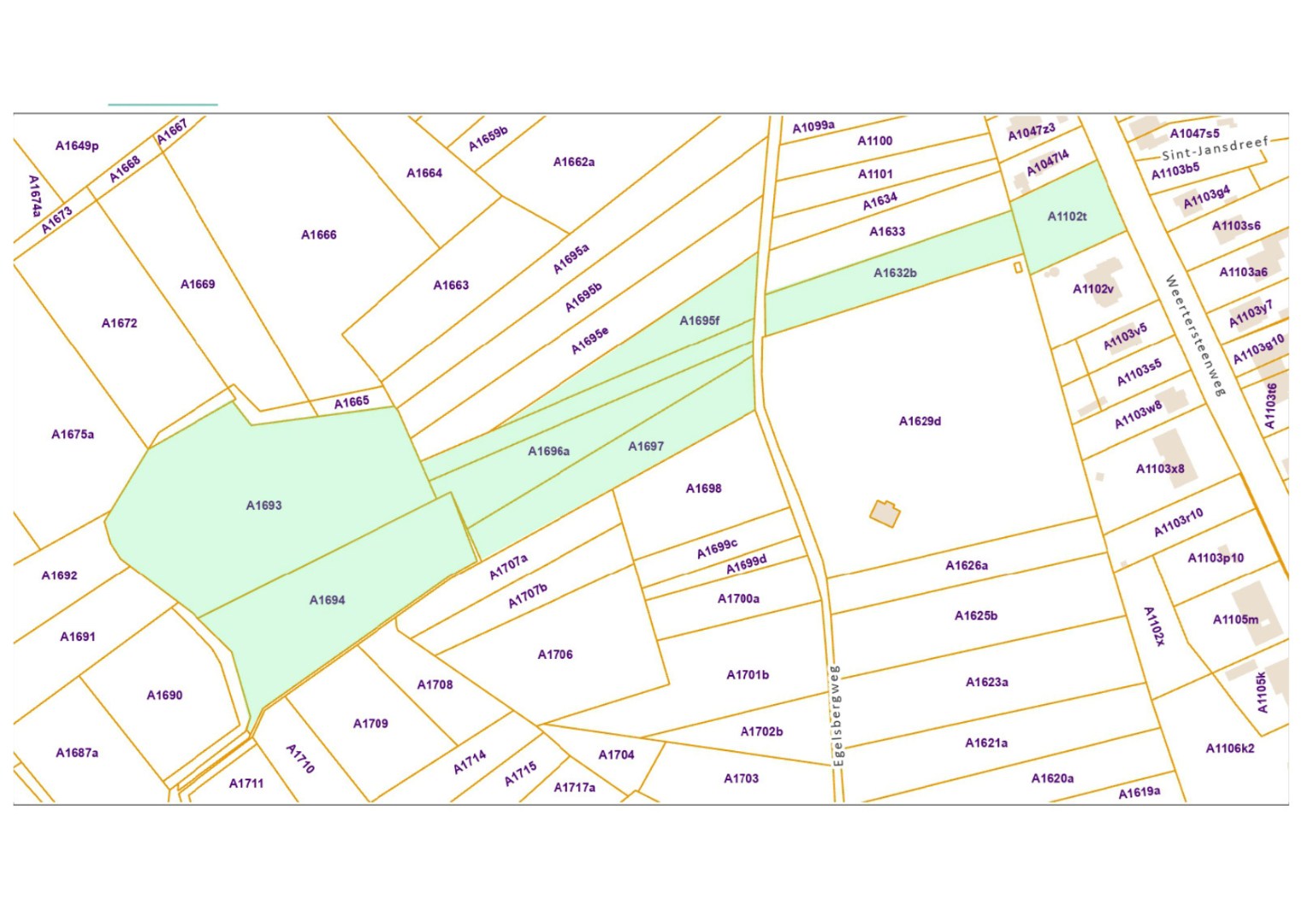 Perceel bouwgrond van 21a 62ca met achterliggende percelen - foto 2