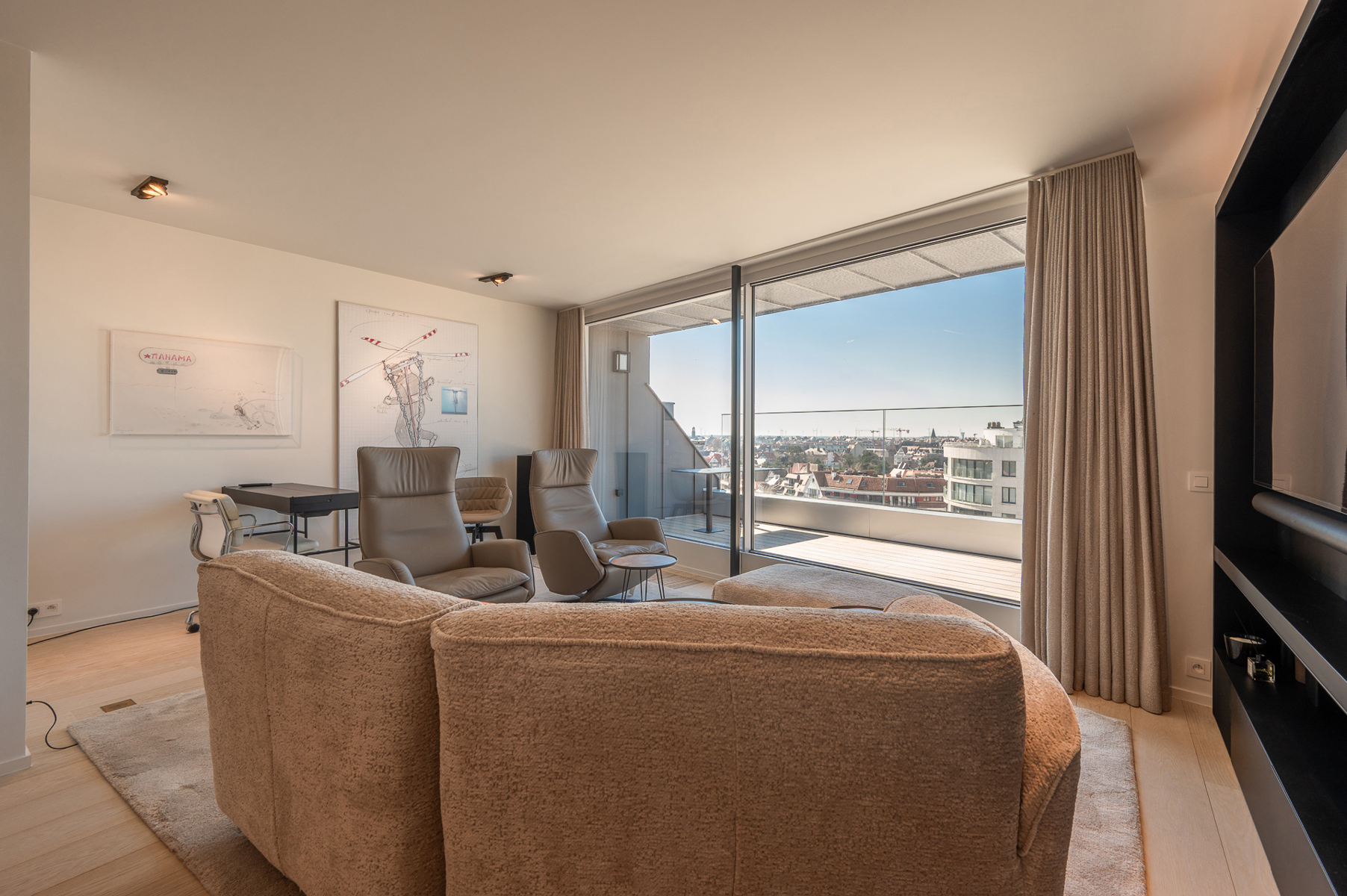 Duplex-penthouse op het Albertplein met panoramische zichten - foto 4
