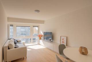 Knap gerenoveerde studio met een sublieme oriëntatie richting het zuiden. Naast de zon kunt u ook genieten van mooie open zichten vanuit de leefruimte.<br />Deze studio bevindt zich net achter de Zeedijk. De inkom van het gebouw bevindt zich op de Zeedijk waardoor u bij het buitenwandelen meteen kunt genieten van de zee.<br />Een leuke combinatie van zon en zee op één plaats.<br /><br />De studio werd recent volledig vernieuwd en is vrij bij akte.<br />Zo kunt u op korte termijn genieten van uw eigen stek aan zee, of genieten van de opbrengsten van deze interessante investering.<br /><br />Indeling: inkom, een mooie open keuken met een eetplaats die voorzien is van een moderne zitbank, een knusse tv-ruimte met open zichten naar buiten en als laatste nog een badkamer met inloopdouche &amp; toilet.<br /><br />Bezoeken of meer informatie?<br />Contacteer Sacha Vanrafelghem op GSM 0487/43.79.10.