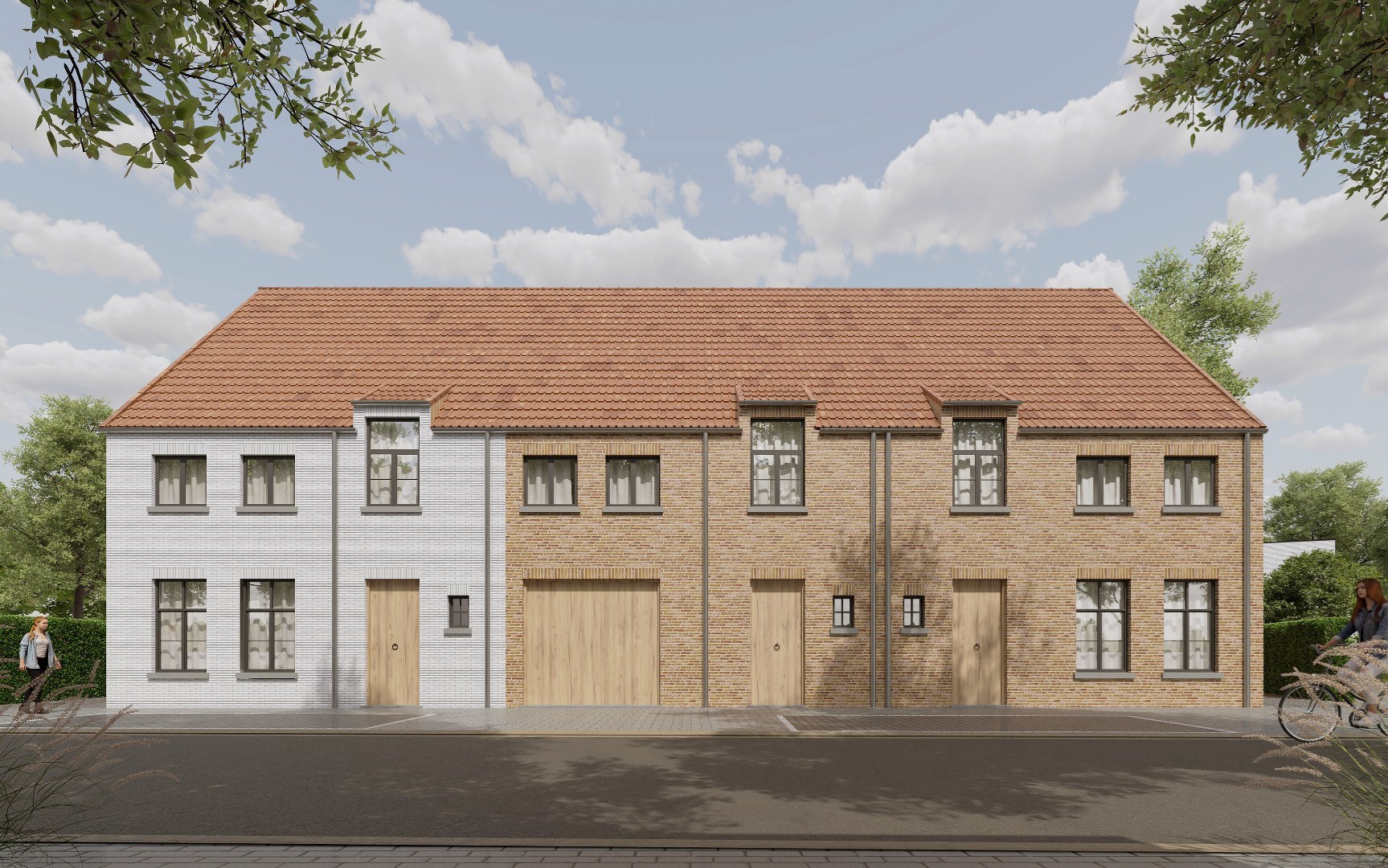 Nieuwbouwwoning met 3 slaapkamers en garage en tuin te Koekelare - foto 1