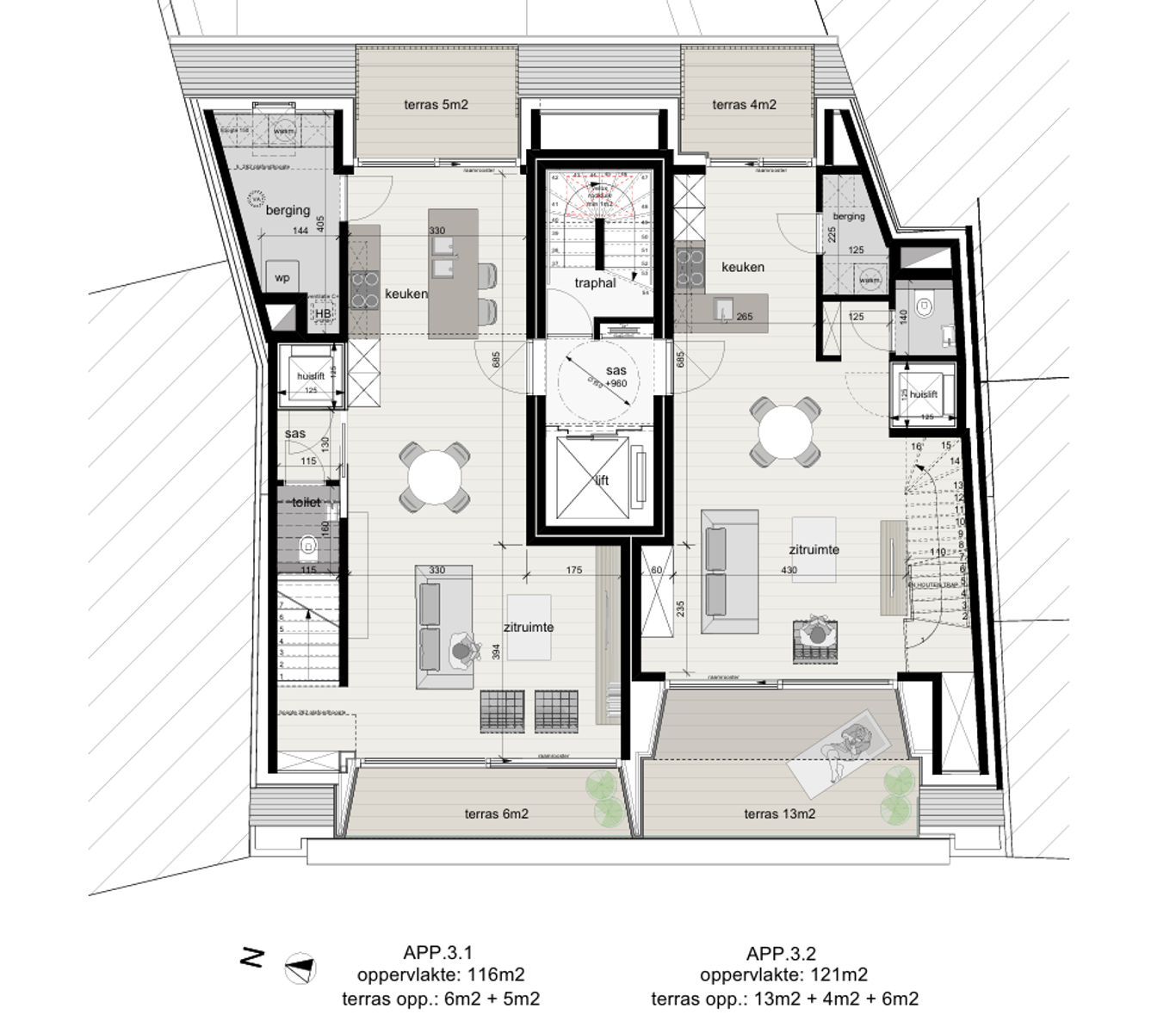 Nieuwbouwappartement in hartje Tielt 'VILLA ALLEGRO' - foto 4