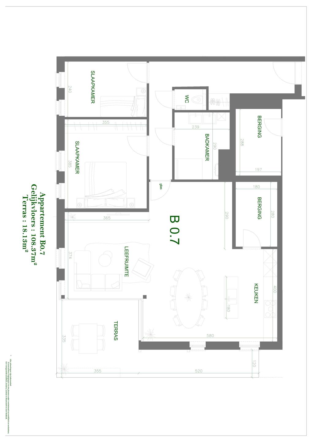Mechelen gelijkvloers appartement B0.7 - foto 5