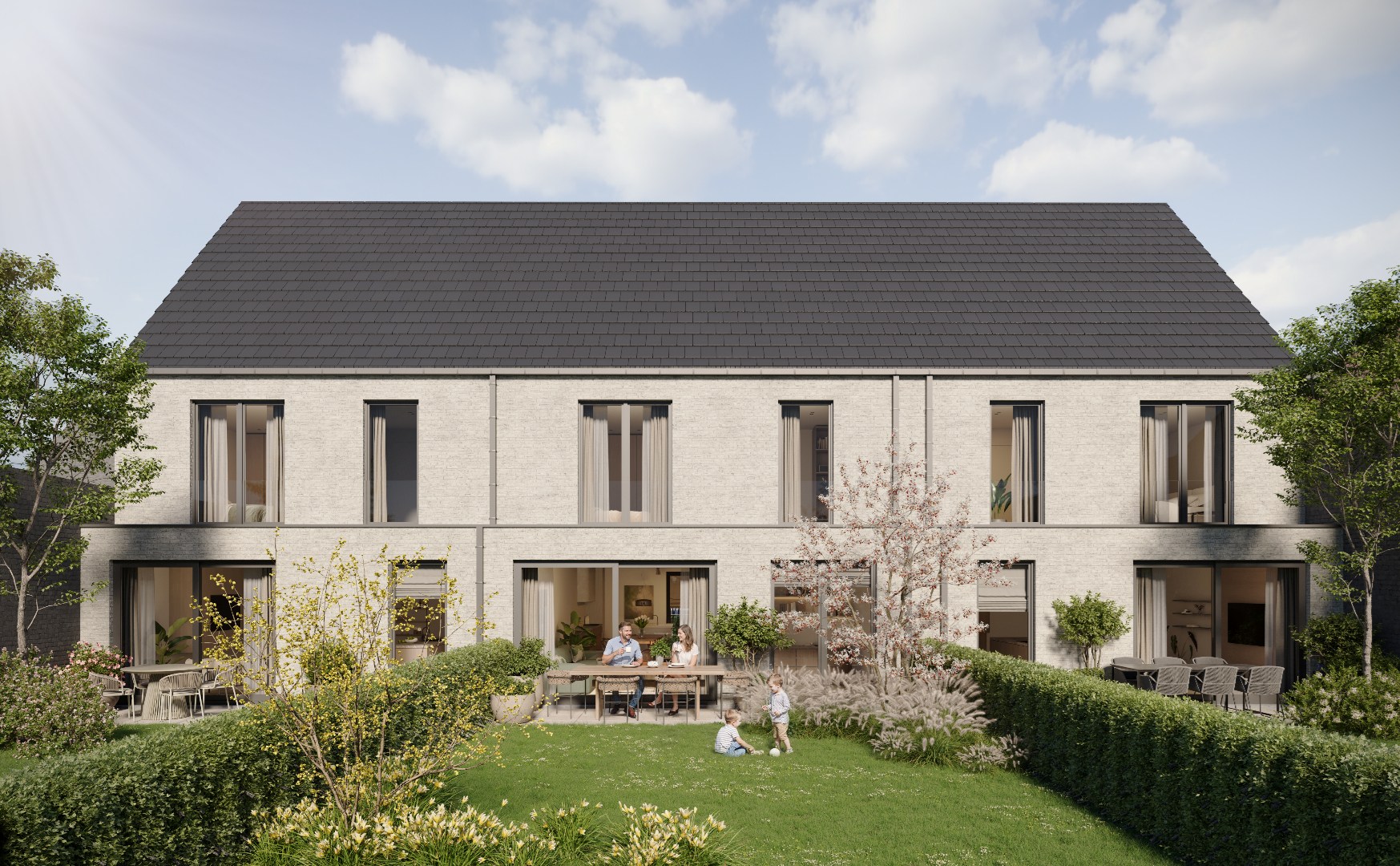 Knappe nieuwbouwwoningen in het centrum van Zulte. Aankoop met 6% BTW mogelijk. - foto 1