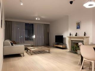 In het hart van de Europese wijk, ruime en lichte gemeubeld flat, smaakvol ingericht. Inkomhal met kasten, grote woon- en eetkamer van 35 m² met...