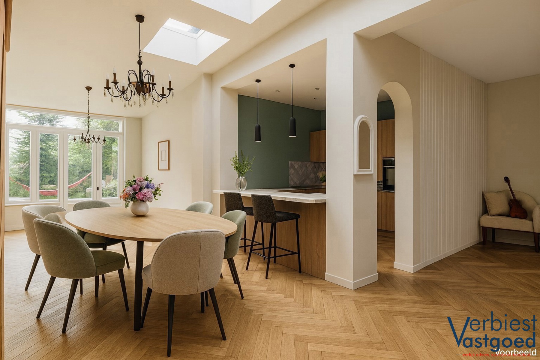 Gelijkvloers appartement met 3 SLK en grote tuin in Ekeren - foto 1