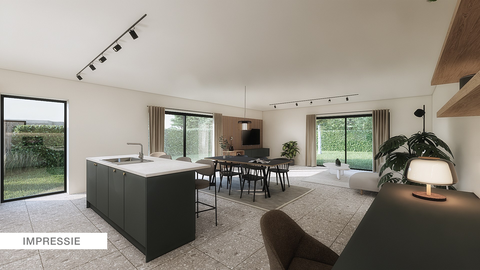 Halfopen energiezuinige nieuwbouwwoning in uiterst rustige omgeving te Paal. - foto 5