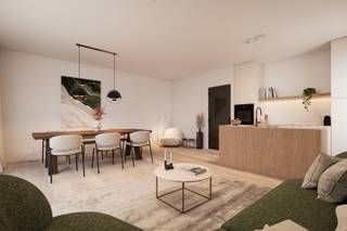 Dit rustig gelegen gelijkvloersappartement bevindt zich in de klassevolle nieuwbouwresidentie 'Belmaris', op enkele passen van het strand, de tramhalte en op wandel- en fietsafstand van diverse winkels en eetgelegenheden.<br />Het appartement is praktisch ingedeeld en bestaat uit een inkomhal met ruimte voor een vestiairekast, woonkamer met toegang tot de grote, zongerichte tuin (98 m²), open keuken voorzien van alle comfort, berging met aansluiting voor wasmachine, twee volwaardige slaapkamers waarvan één met douchekamer, apart toilet, badkamer met dubbel lavabomeubel, ligbad en inloopdouche en apart toilet met lavabo.<br />Dit kwalitatief afgewerkt appartement voldoet aan alle hedendaagse normen. Het appartement is energiezuinig en de verwarming wordt voorzien via een warmtepomp (lucht/water) die op afstand kan geregeld worden. Bovendien is het appartement voorzien van zonnepanelen.<br />De koper heeft nog volledige inspraak op de binnenafwerking! <br />Mogelijkheid tot aankoop van een staanplaats, garage of berging in de residentie!<br />Contacteer ons snel om de vele troeven van dit appartement verder te ontdekken!