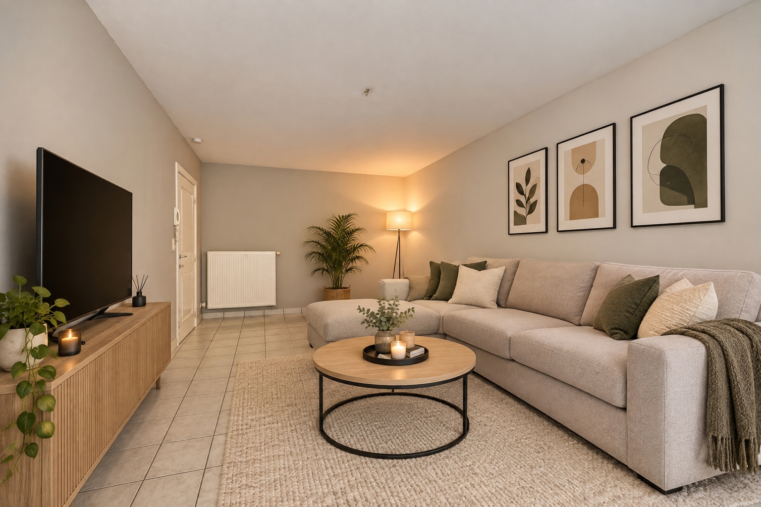GELIJKVLOERS APPARTEMENT MET 2 SLAAPKAMERS EN GARAGE - foto 5