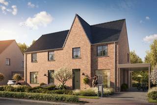 Maak kennis met ons nieuw project in Merelbeke, ontworpen voor wie op zoek is naar ruimte, licht en een doordachte, praktische indeling.<br />De woningen genieten van een uitstekende bereikbaarheid en bevinden zich in de nabijheid van alle dagelijkse voorzieningen. Dankzij de naleving van de geldende energienormen woon je in een energiezuinige woning met lagere verbruikskosten en extra comfort. Als koper krijg je bovendien de mogelijkheid om jouw woning volledig naar wens af te werken, in samenspraak met onze betrouwbare partnerleveranciers.<br /><br /><strong>Indeling van de woning:</strong><br />Gelijkvloers: inkomhal met gastentoilet, lichtrijke leefruimte met open keuken en een ruime berging. <br />Verdieping: nachthal met apart toilet, 3 ruime slaapkamers en badkamer met ligbad, douche en dubbel lavabomeubel.<br />Zolder: toegankelijk via het zolderluik - ideaal als extra opbergruimte. <br /><br /><strong>Troeven van deze woning:</strong>
<ul>
<li><strong>6% btw mogelijk (onder voorwaarden)</strong></li>
<li>3 ruime slaapkamers </li>
<li>Lichtrijke leefruimte met open keuken (vrij in te richten) </li>
<li>Lucht/water warmtepomp en vloerverwarming</li>
<li>Zonnige tuinen</li>
<li>Mogelijkheid tot het plaatsen van een carport</li>
</ul>
Ben je op zoek naar een nieuwe thuis? Neem gerust contact met ons op voor een afspraak.<br /><span>(Foto's zijn referentiebeelden van voorgaande projecten)</span>
